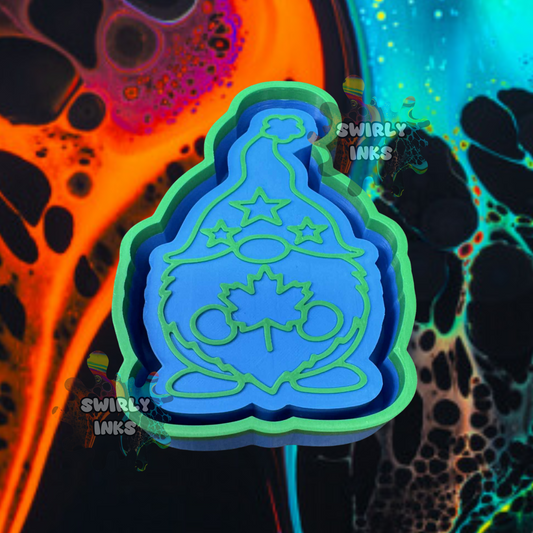 Gnome with Leaf Freshie Mold