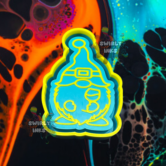 Gnome with Wine Freshie Mold