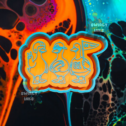 Go Team Ducks Freshie Mold