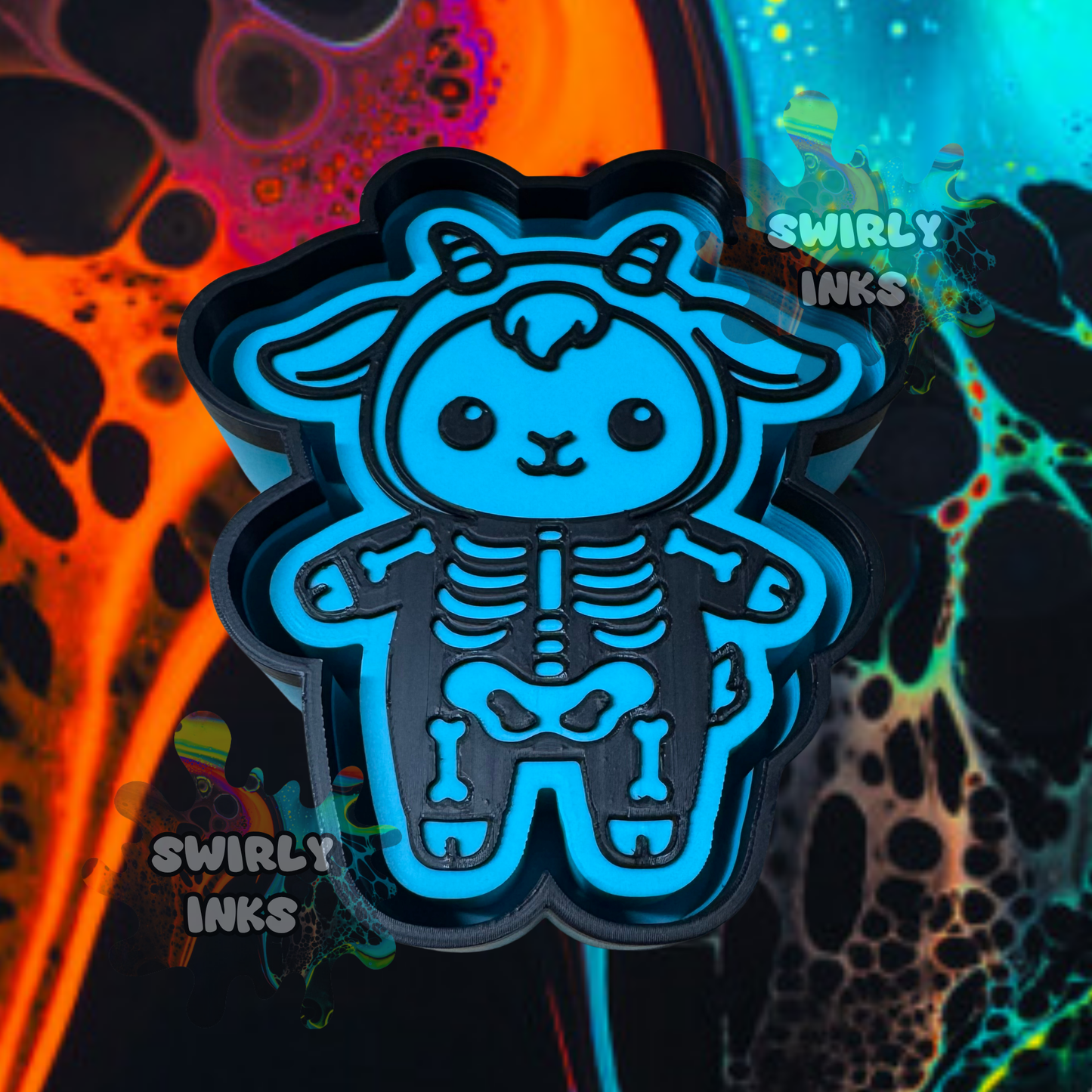 Goat Skeleton Freshie Mold