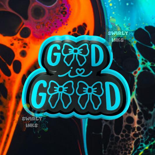 God is Good Bows Freshie Mold