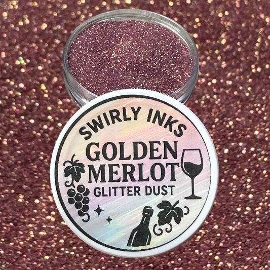 Golden Merlot Glitter Dust 1oz