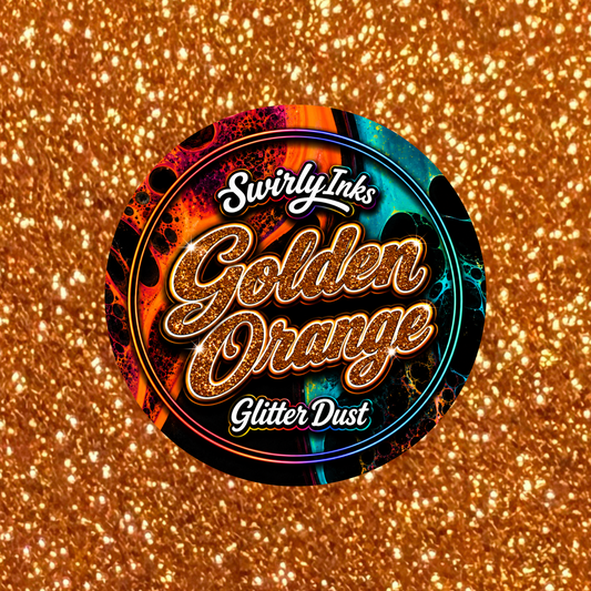 Golden Orange Glitter Dust 1oz
