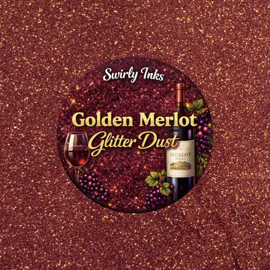 Golden Merlot Glitter Dust 1oz