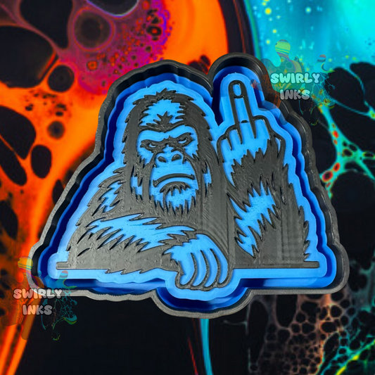 Gorilla Finger Freshie Mold
