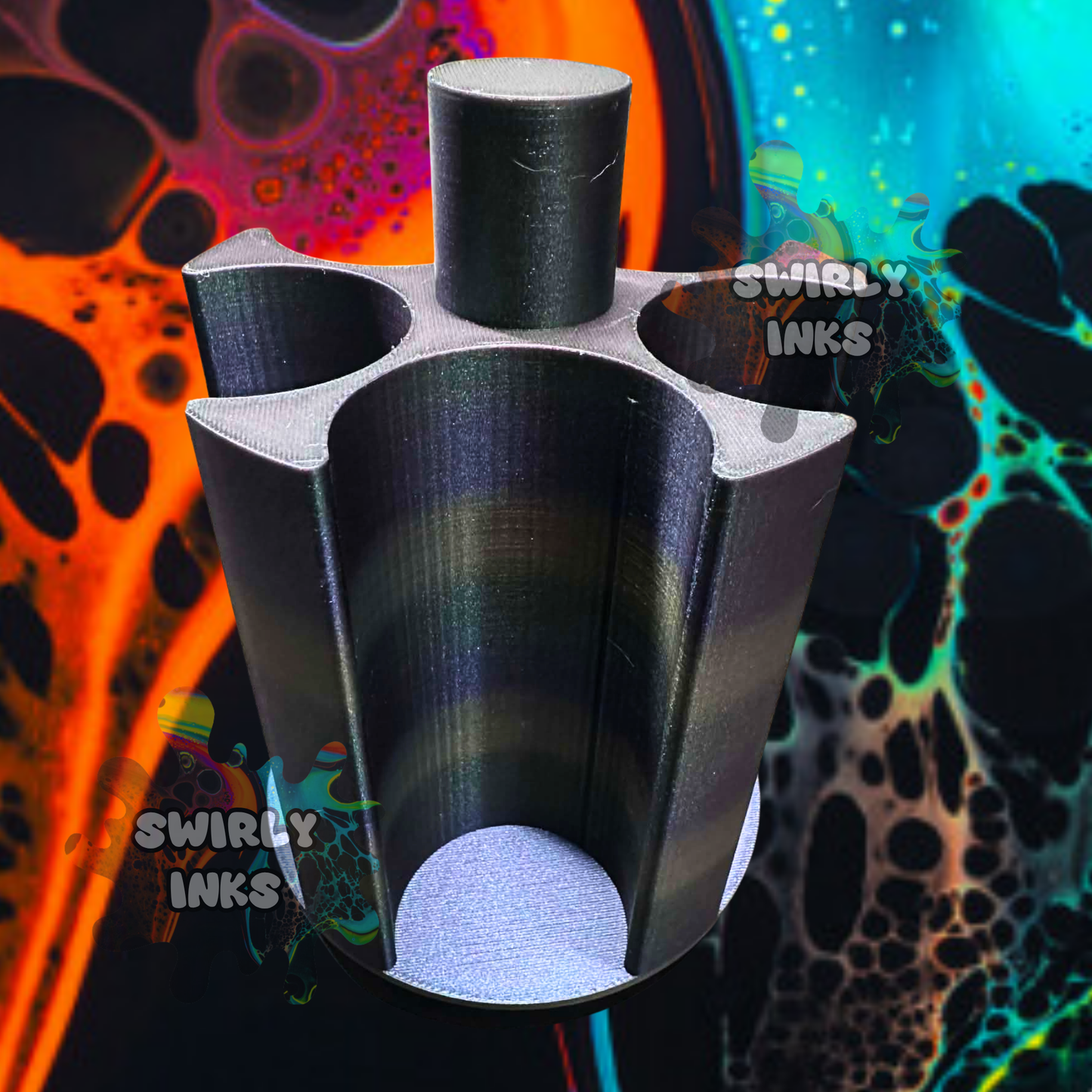 3d Printed Glitter/Mica Jar Holder Organizer - Holds 20 Containers - Stack-able