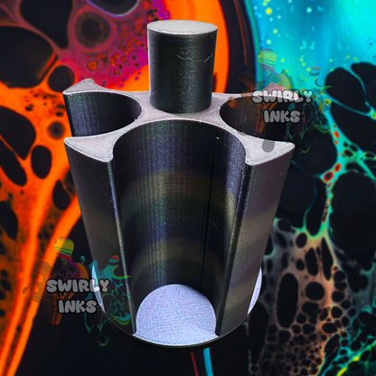 3d Printed Glitter/Mica Jar Holder Organizer - Holds 20 Containers - Stack-able