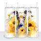 Dogs with Sunflowers