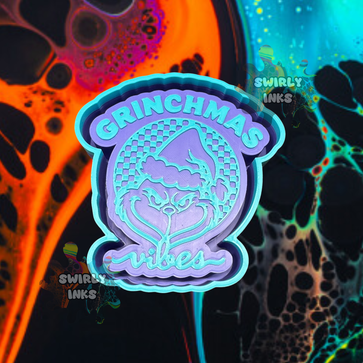 Grinchmas Vibes Freshie Mold