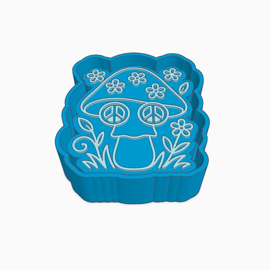 Groovy Mushroom Freshie Mold