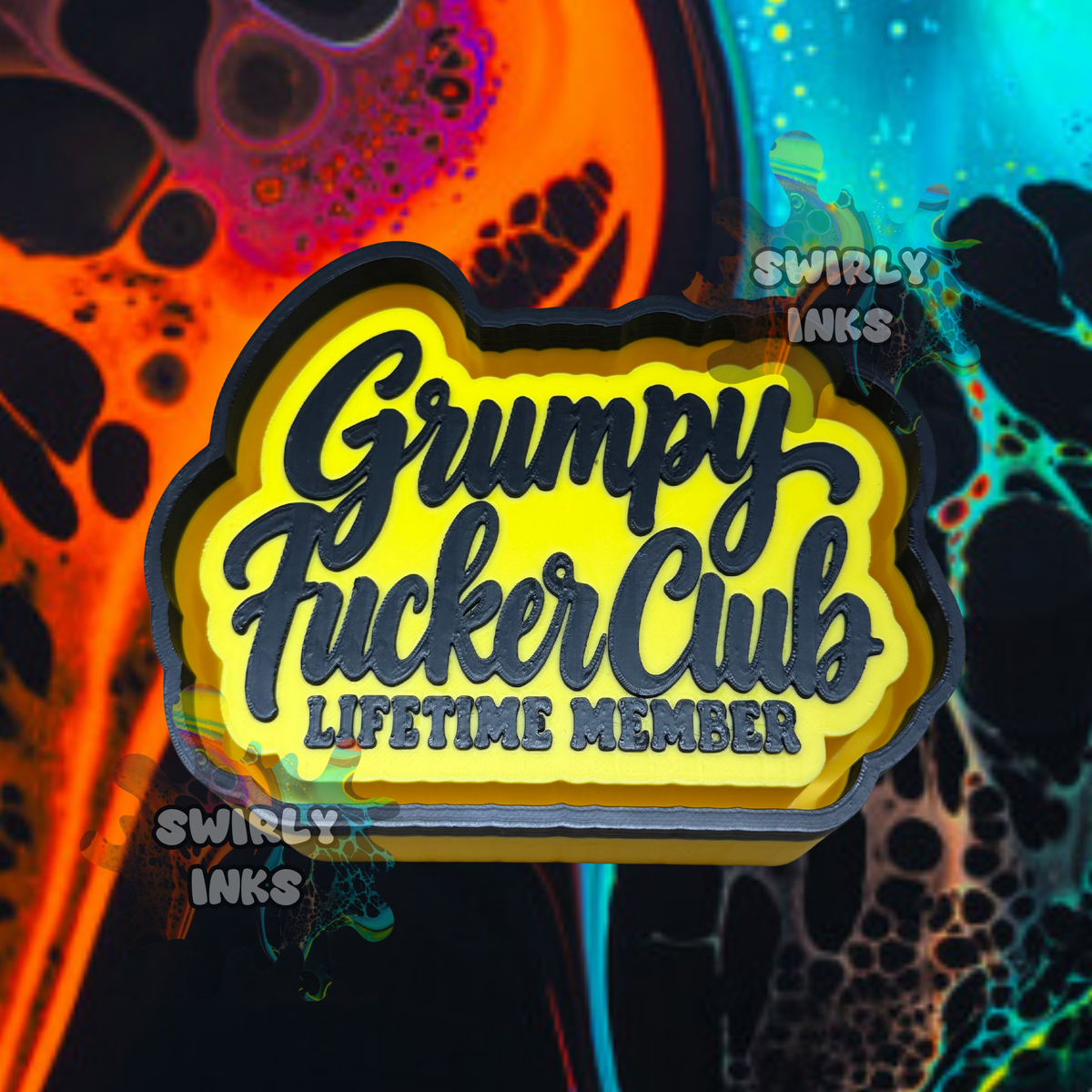 Grumpy Fucker Club Freshie Mold