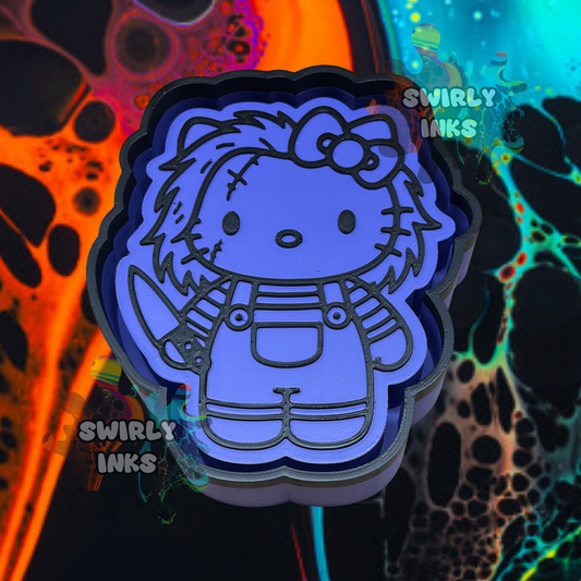 H K Cat Chucky Freshie Mold