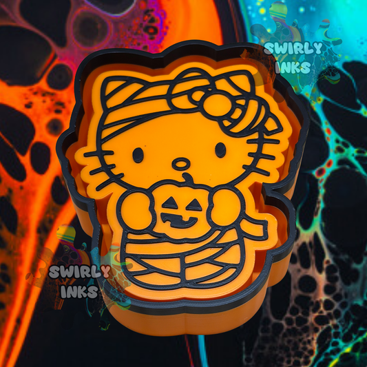 H K Cat Mummy Freshie Mold