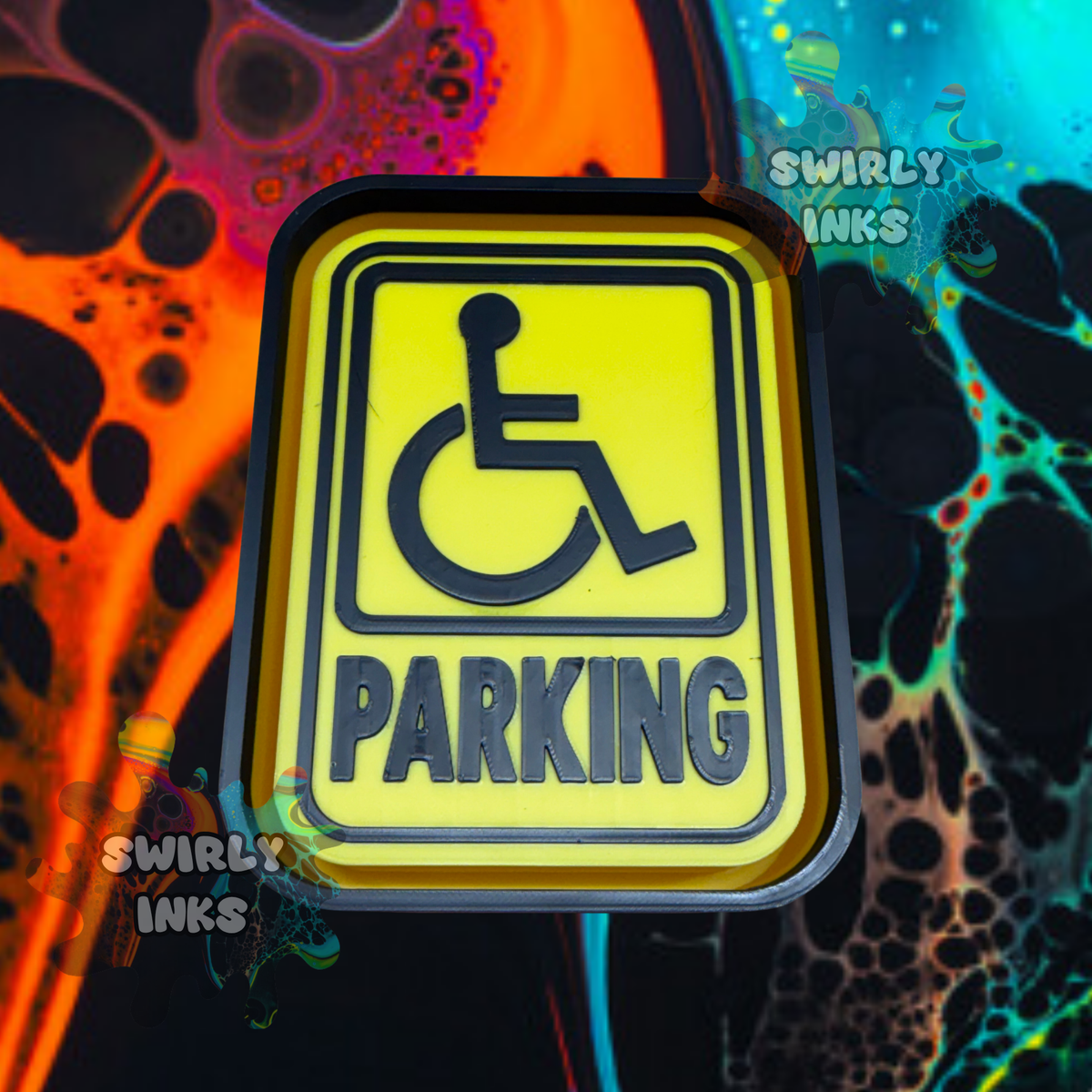 Handicap Parking Freshie Mold