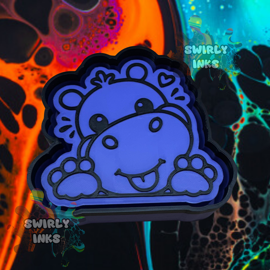 Happy Hippo Freshie Mold