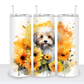 Dogs with Sunflowers