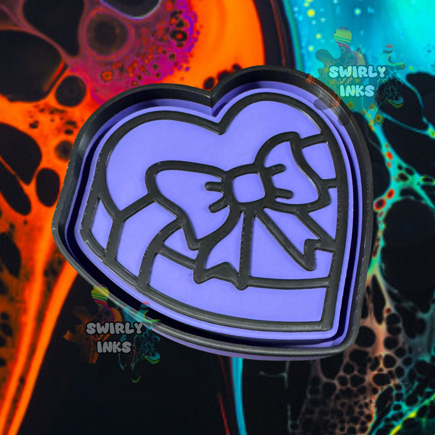 Heart Candy Box Freshie Mold