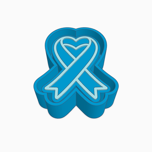 Heart Ribbon Freshie Mold