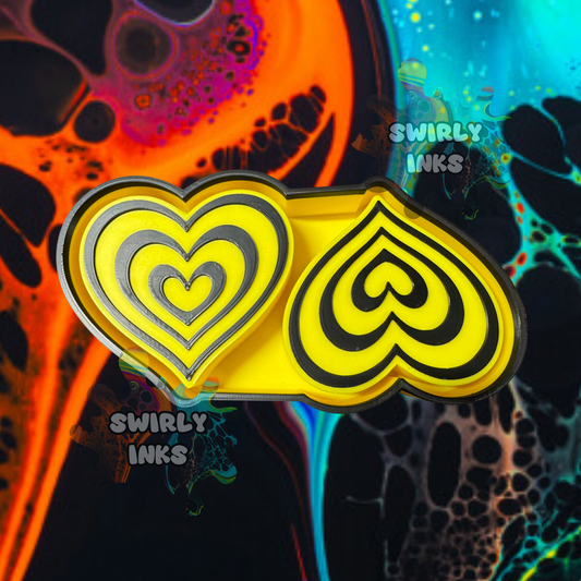 Heart in Hearts Vent Freshie Mold