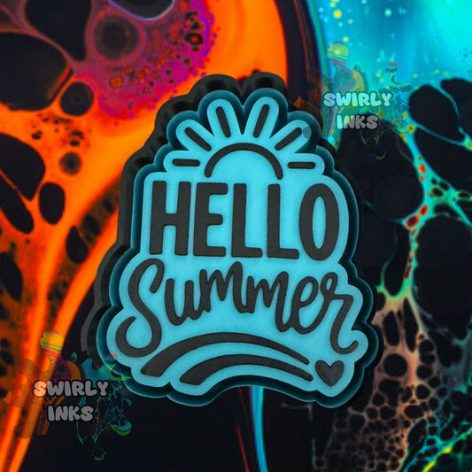 Hello Summer Freshie Mold