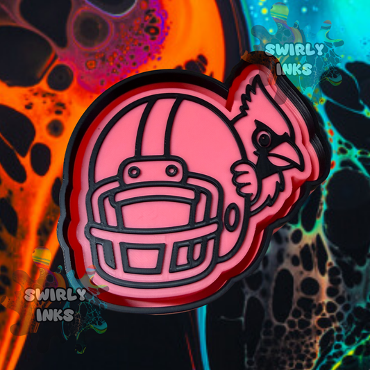 Helmet Cardinal Freshie Mold