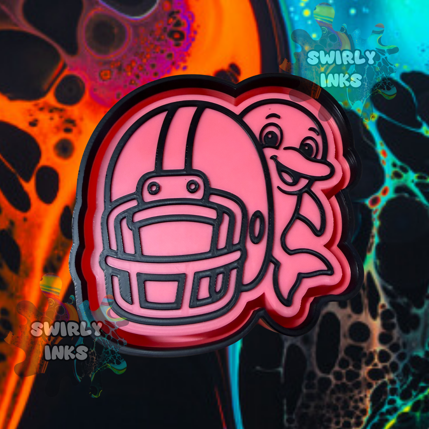 Helmet Dolphin Freshie Mold