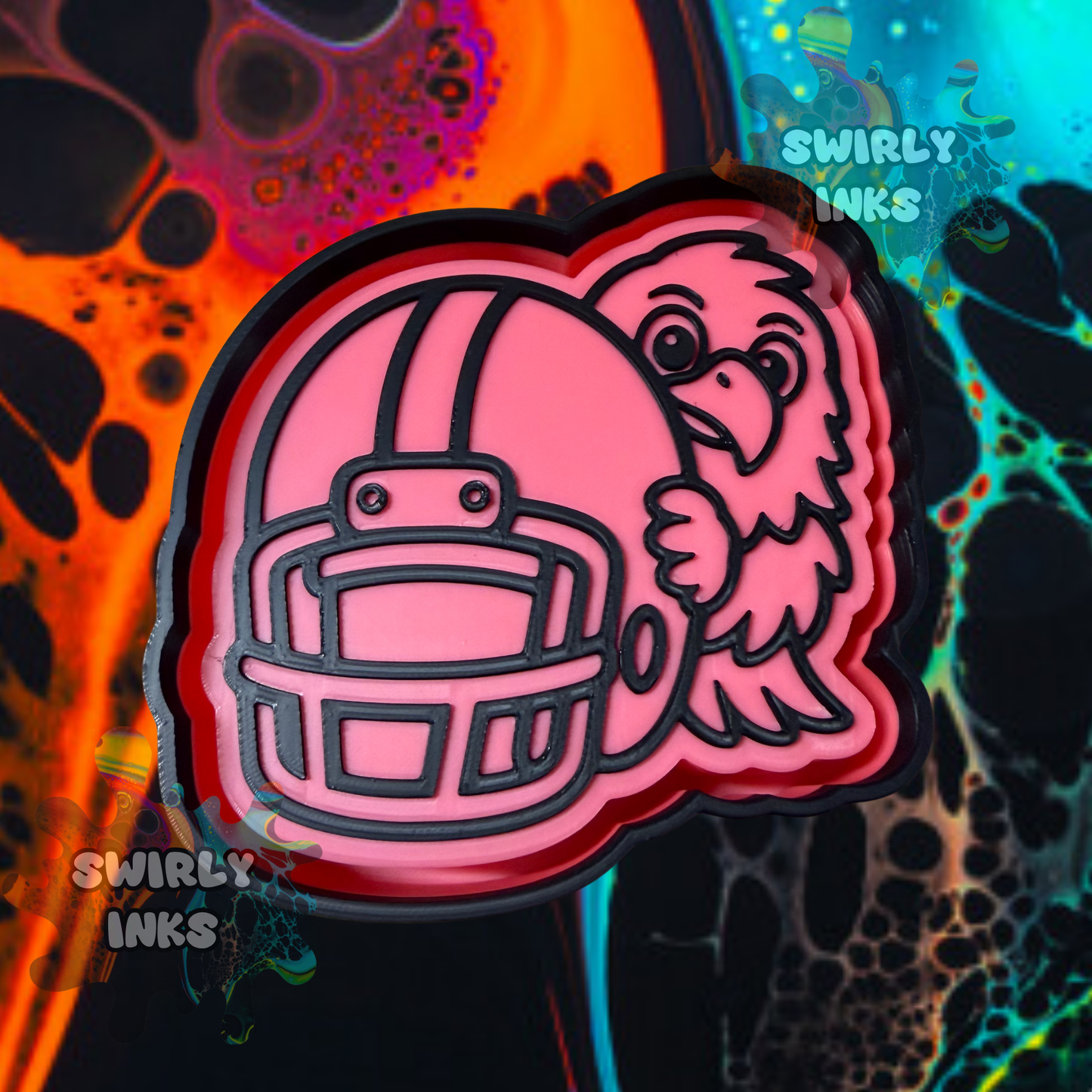 Helmet Eagle Freshie Mold