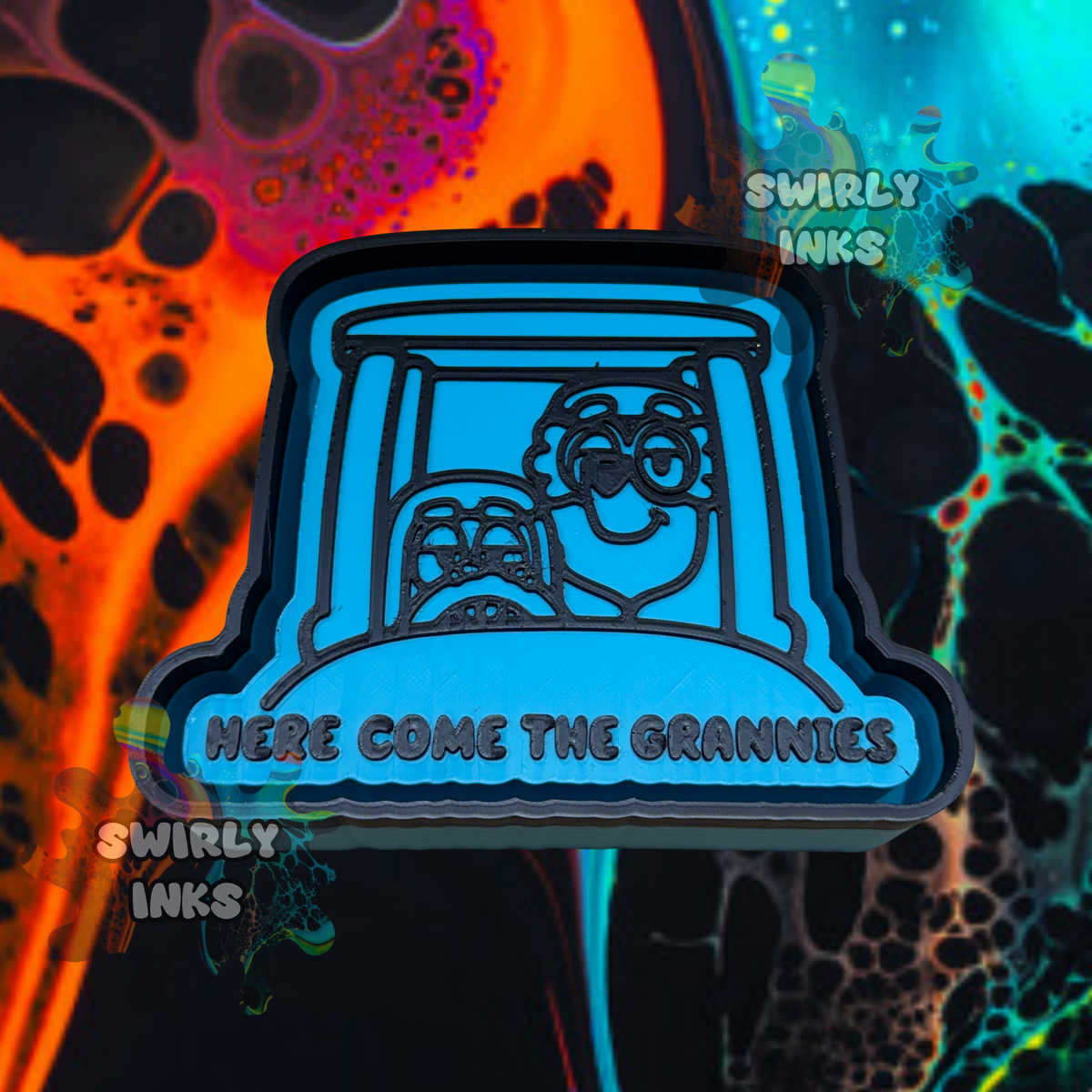 Here Come The Grannies Freshie Mold