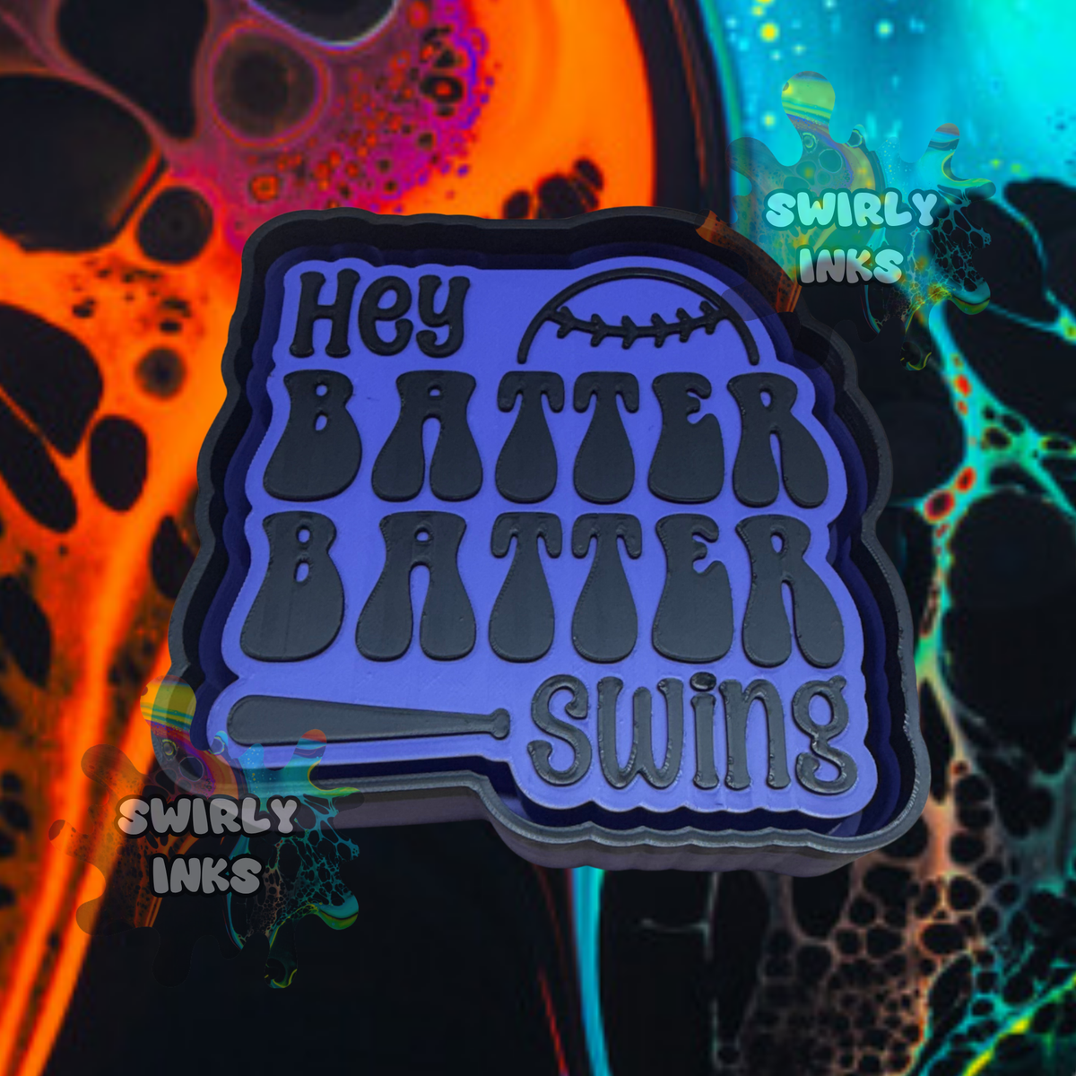 Hey Batter Batter Swing Freshie Mold