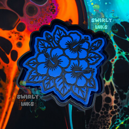 Hibiscus Flowers Freshie Mold