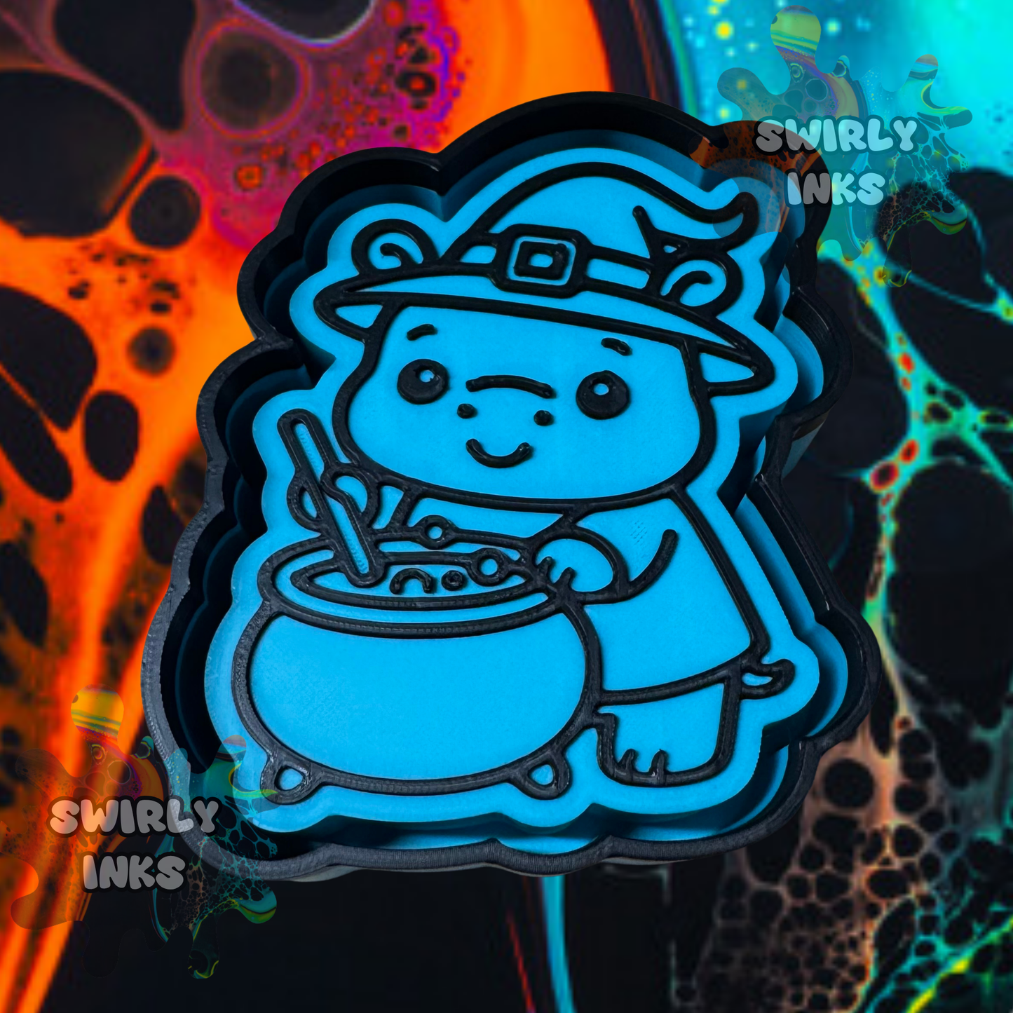 Hippo Witch Freshie Mold