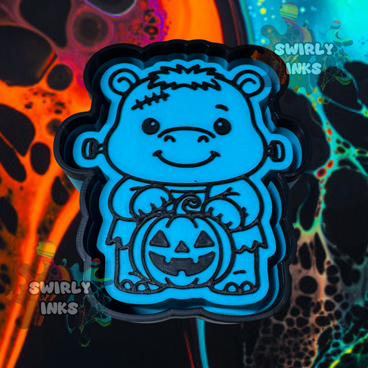 Hippo as Frankenstein Freshie Mold