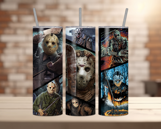 Halloween Movie Characters - 20oz Tumbler - (Horror 8)