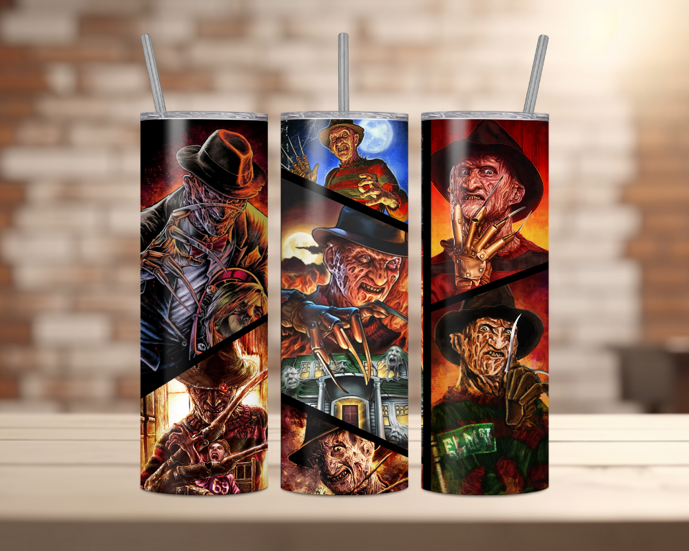 Halloween Movie Characters - 20oz Tumbler - (Horror 9)