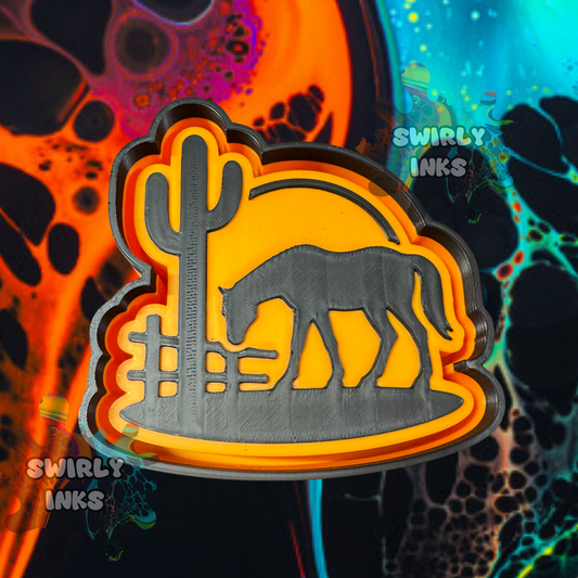 Horse Cactus Freshie Mold