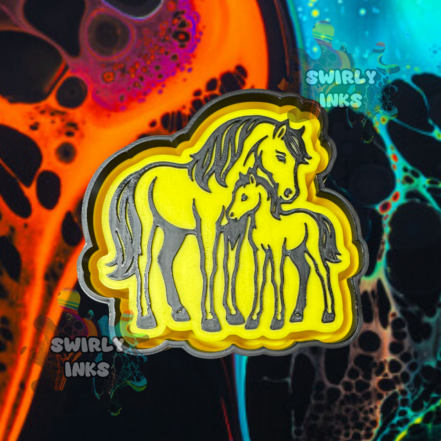 Horses Freshie Mold