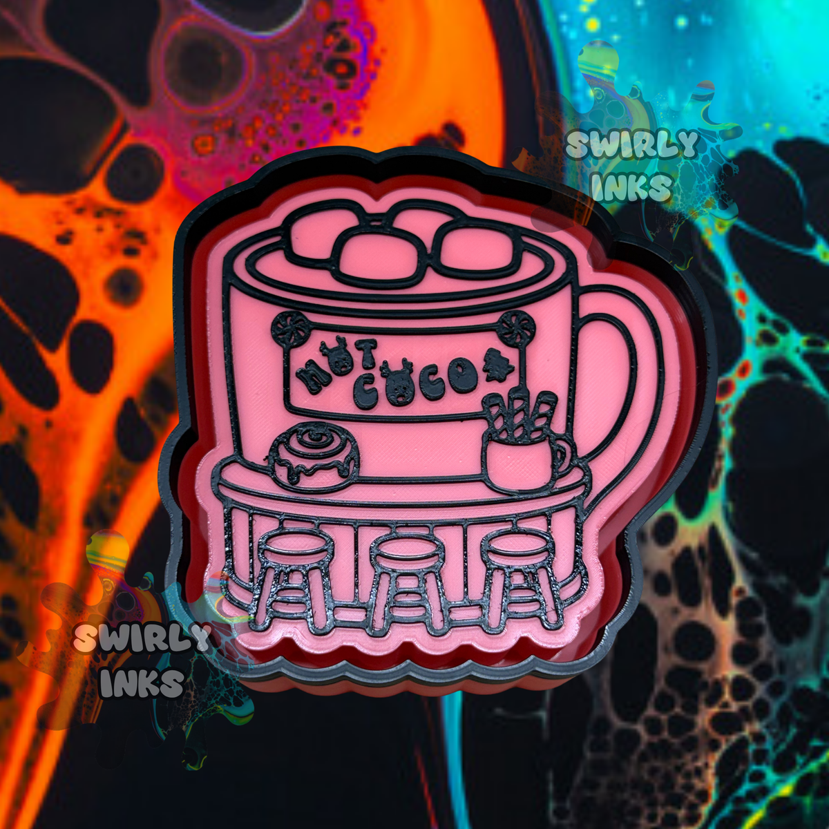 Hot Cocoa Bar Freshie Mold