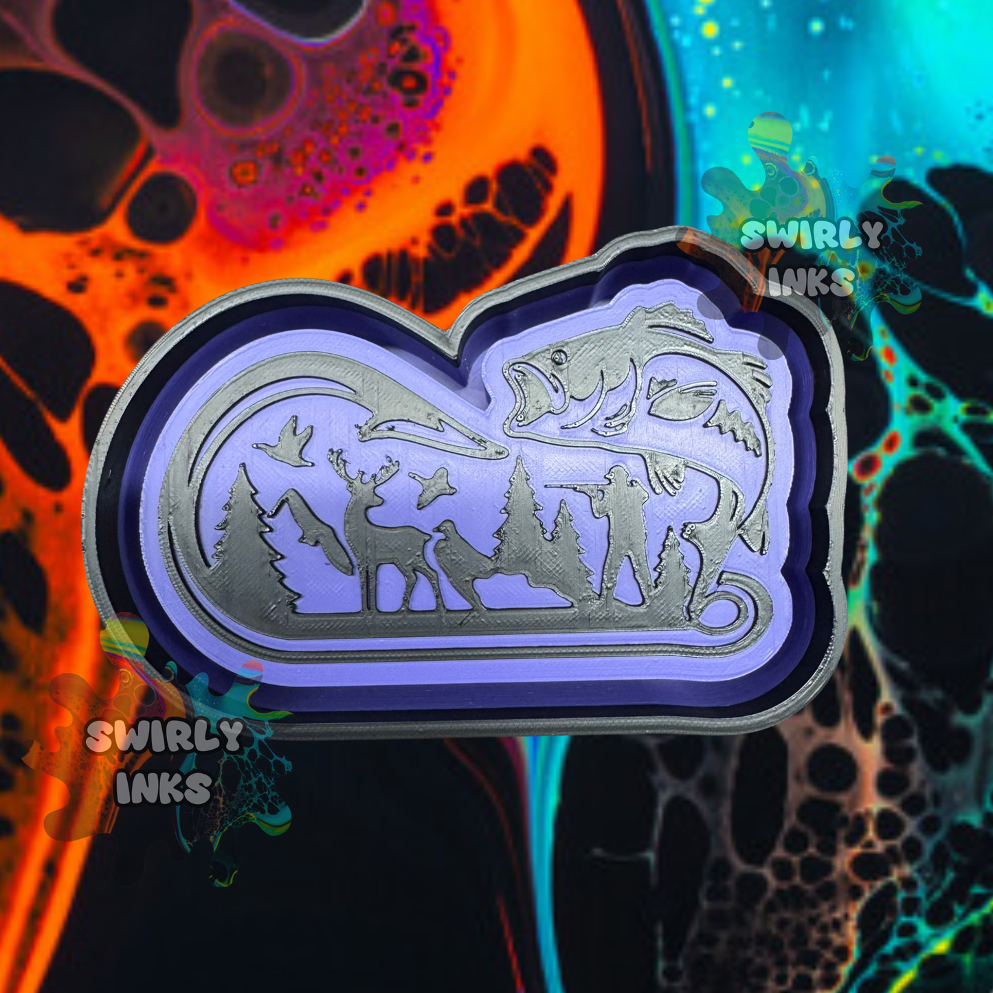 Hunting & Fishing Hook Freshie Mold