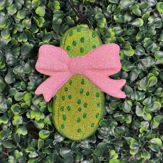 3D Pickle with Bow - Butt Naked - Car Freshie/Air Freshener