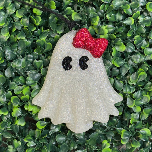 3D Ghost with Bow - Blackberry Lemonade - Car Freshie/Air Freshener