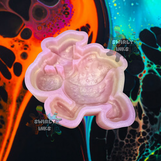 3D Goose with Pumpkin Freshie Mold