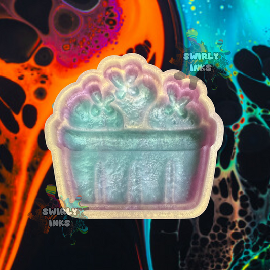 3D Strawberry Basket Freshie Mold