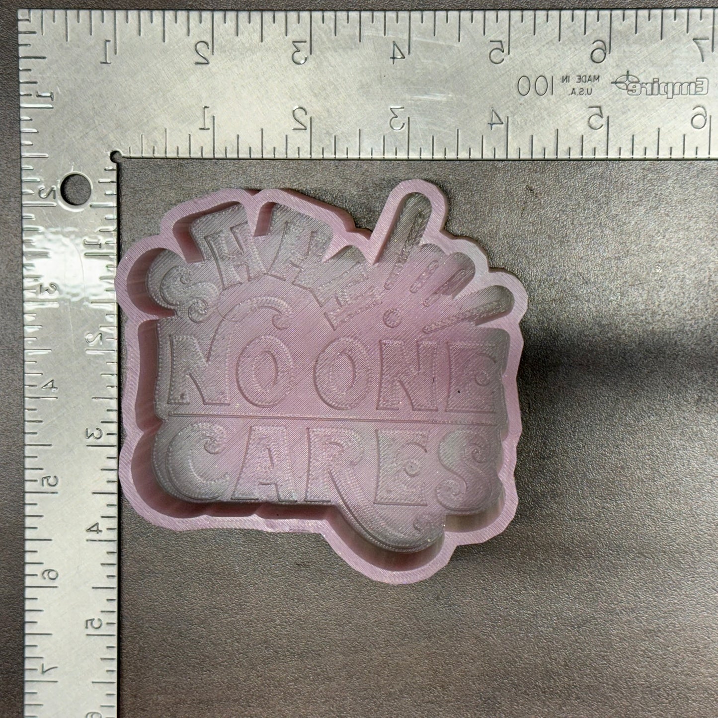 Shh No One Cares De-Stash Freshie Mold