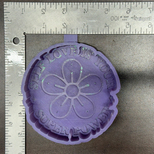 Self Love is Your Super Power De-Stash Freshie Mold
