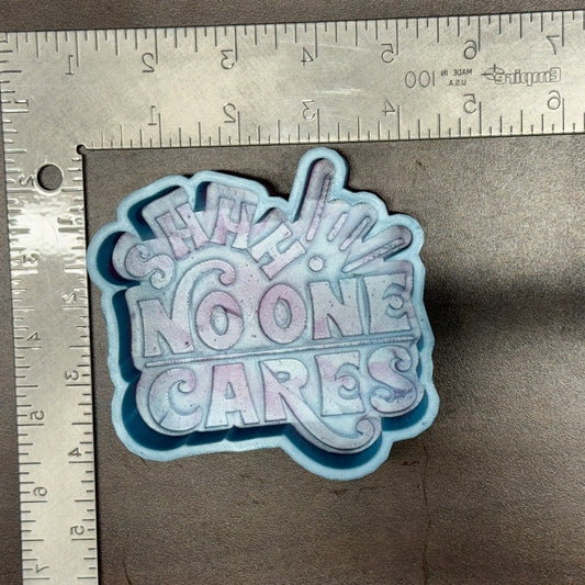 Shh No One Cares De-Stash Freshie Mold