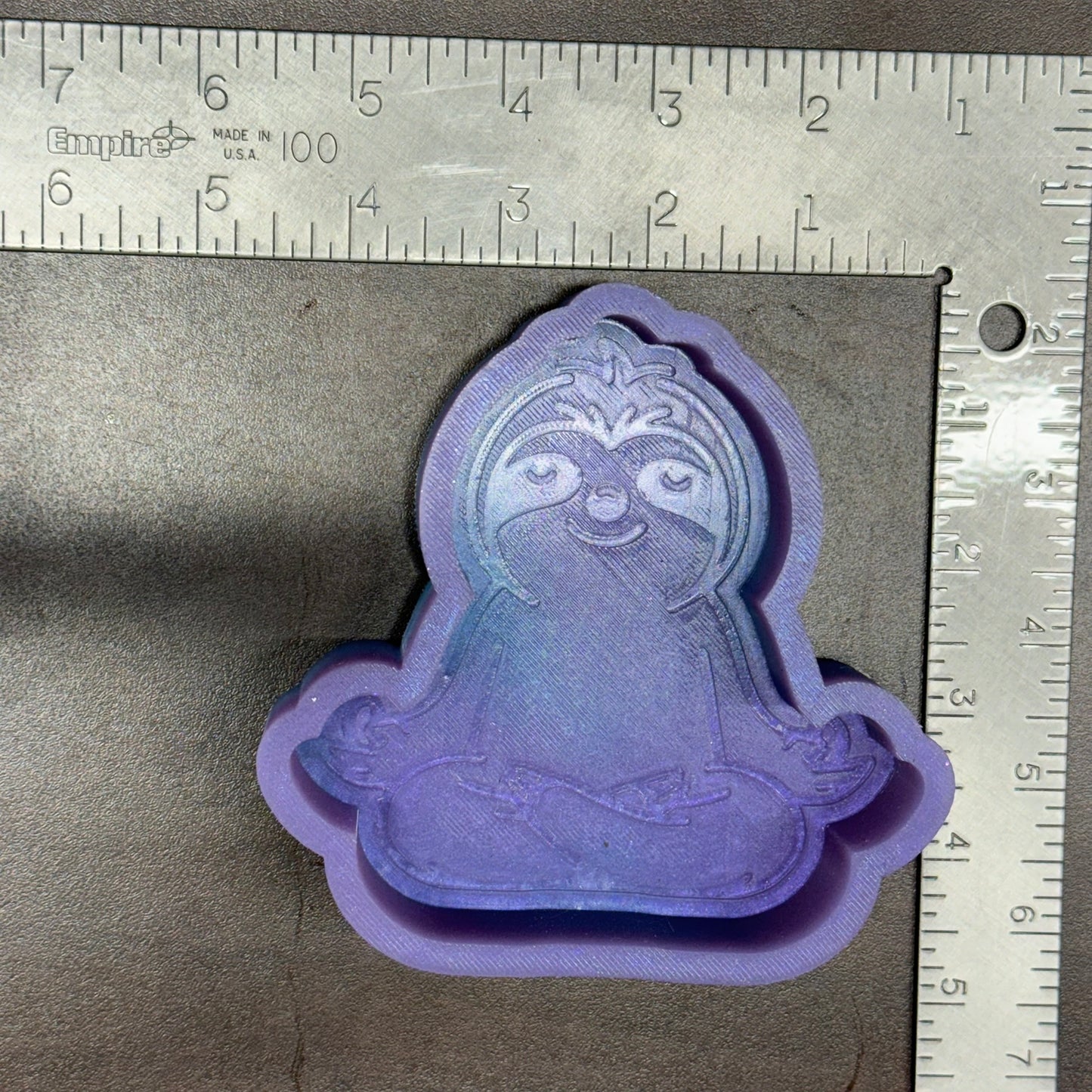 Meditating Sloth De-Stash Freshie Mold