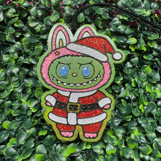 Labubu Wearing Santa Suit - Snickerdoodle - Car Freshie/Air Freshener