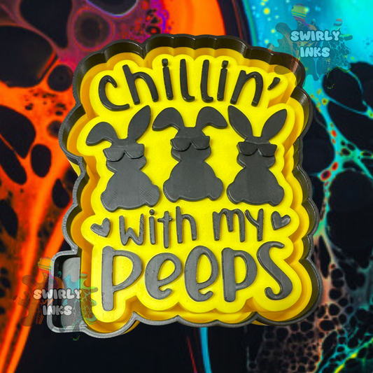 Chillin' With My Peeps Freshie Mold