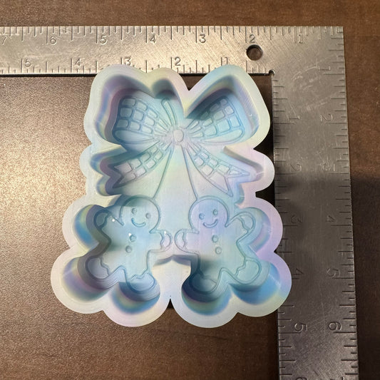 Gingerbread Bow De-Stash (B Grade) Freshie Mold