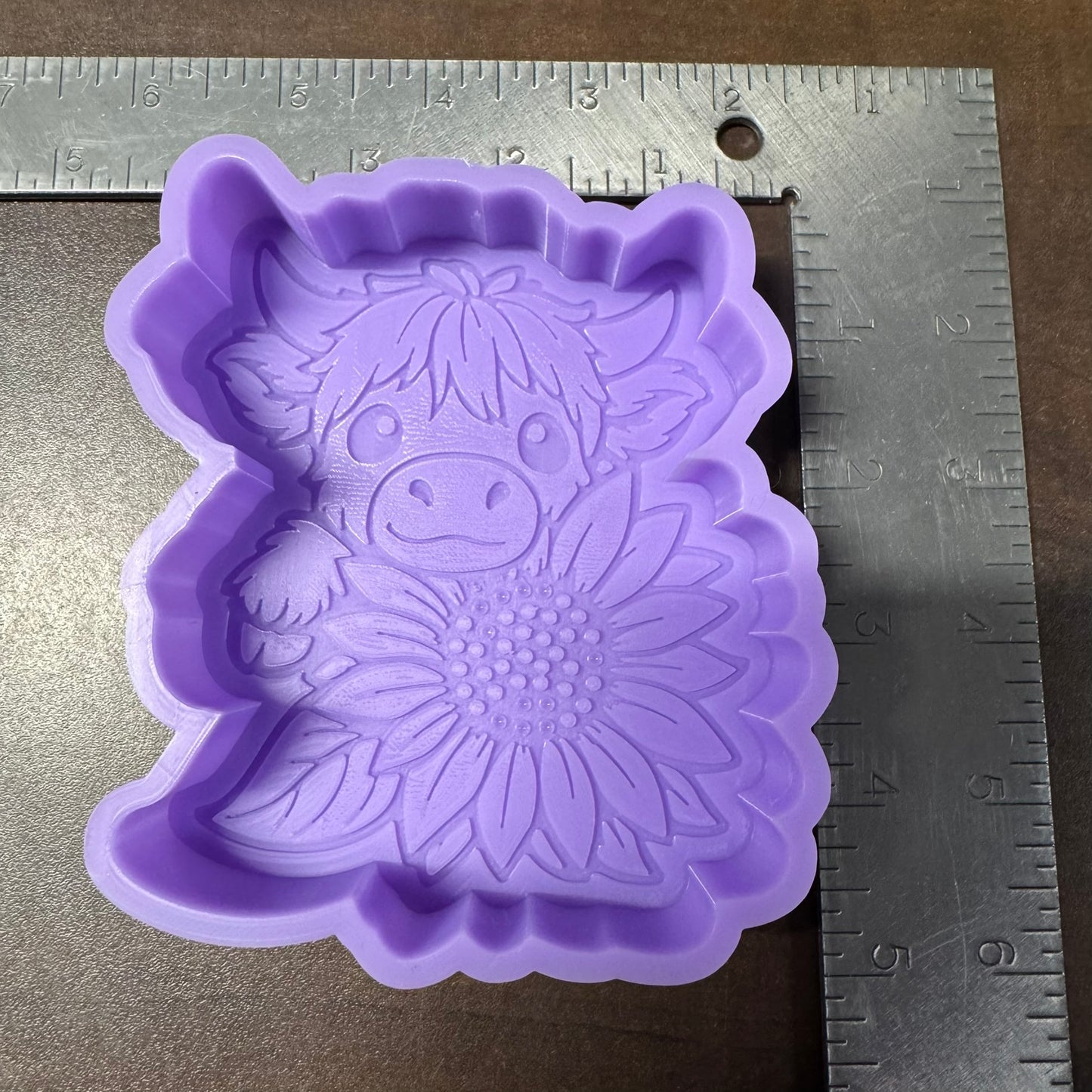 Cow with Sunflower De-Stash (B Grade) Freshie Mold